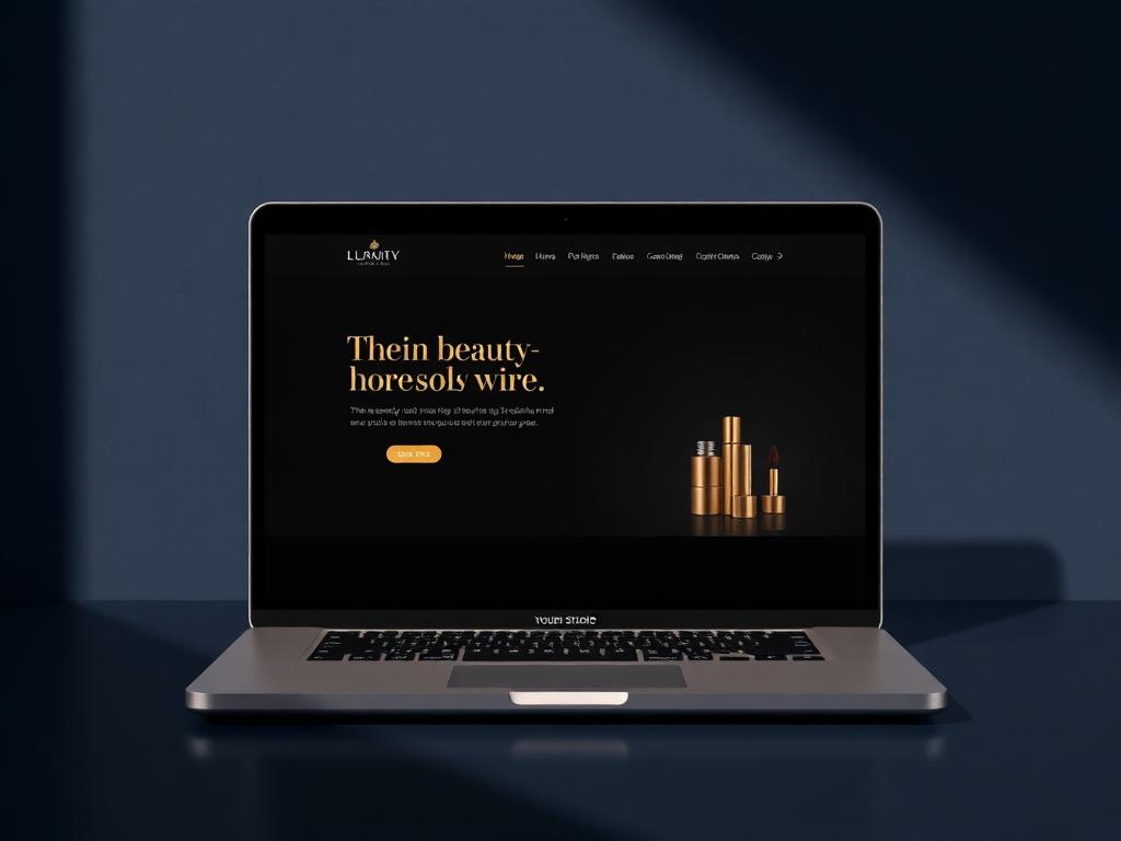 Hemsida byggd av Nexora Digital för Luxury Beauty Studio